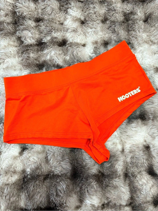 Hooters Pants - Hooters Official Waitress Uniform Orange Shorts Athletic Shorts Small